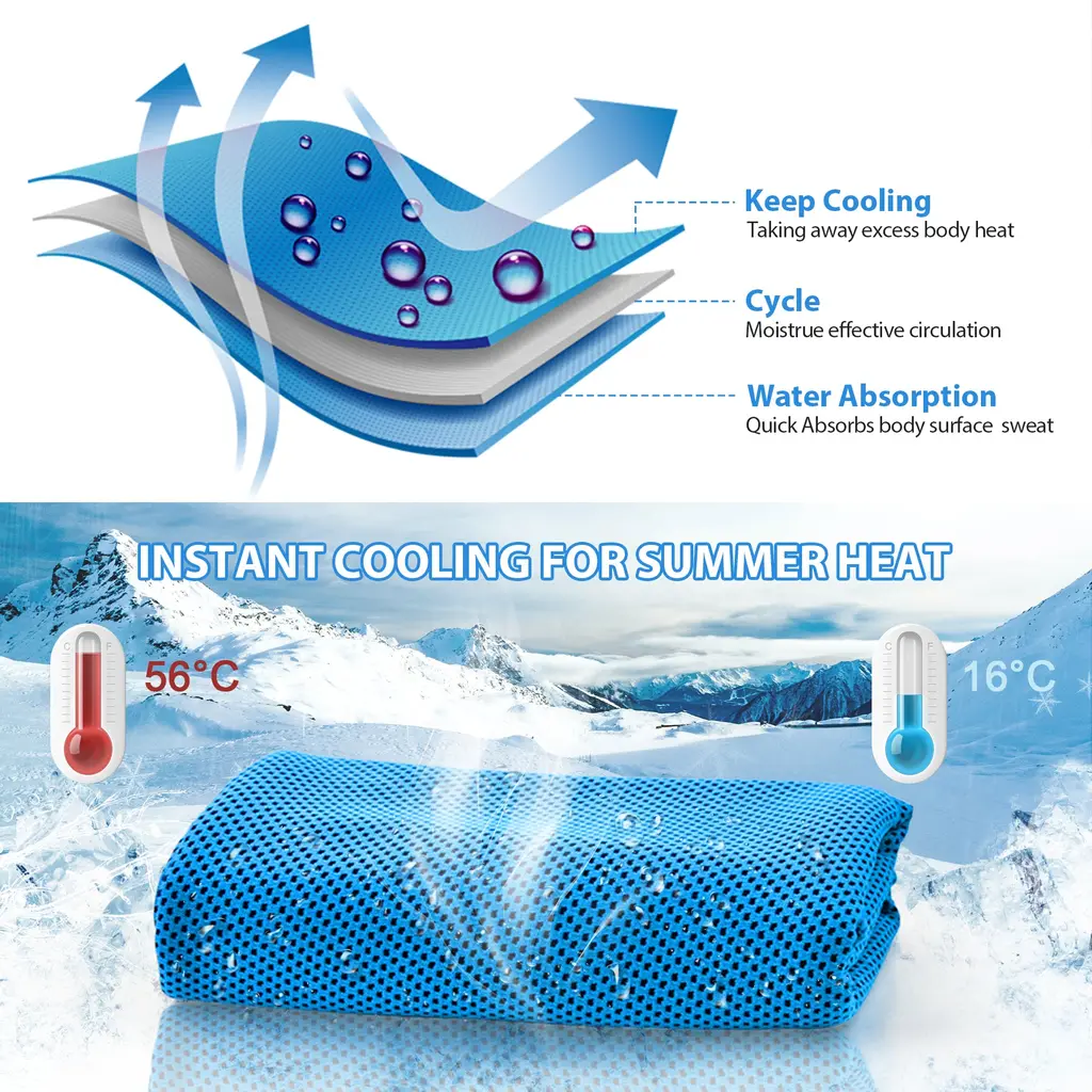 Sukeen Snap Cooling Towel — 10 Pack, view 5