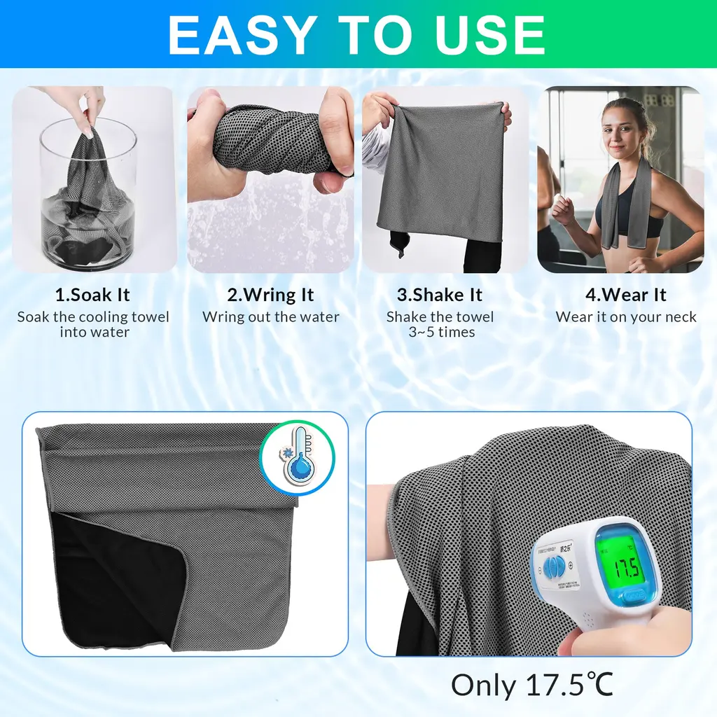 Sukeen Snap Cooling Towel — 16 Pack, view 2