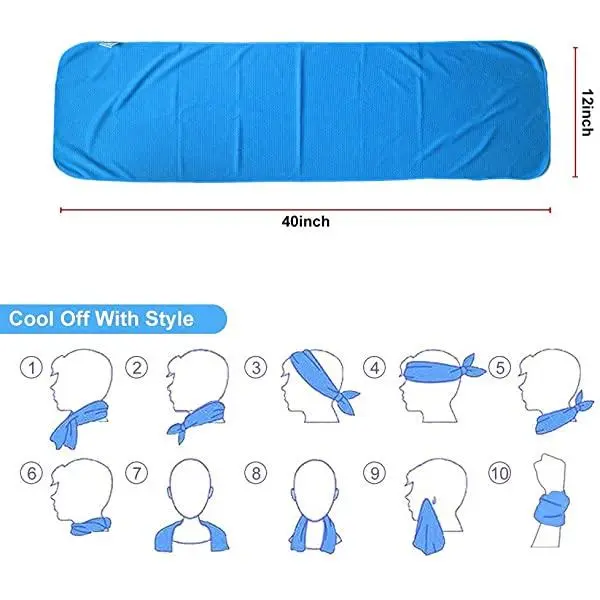 Sukeen Snap Cooling Towel — Single, view 11
