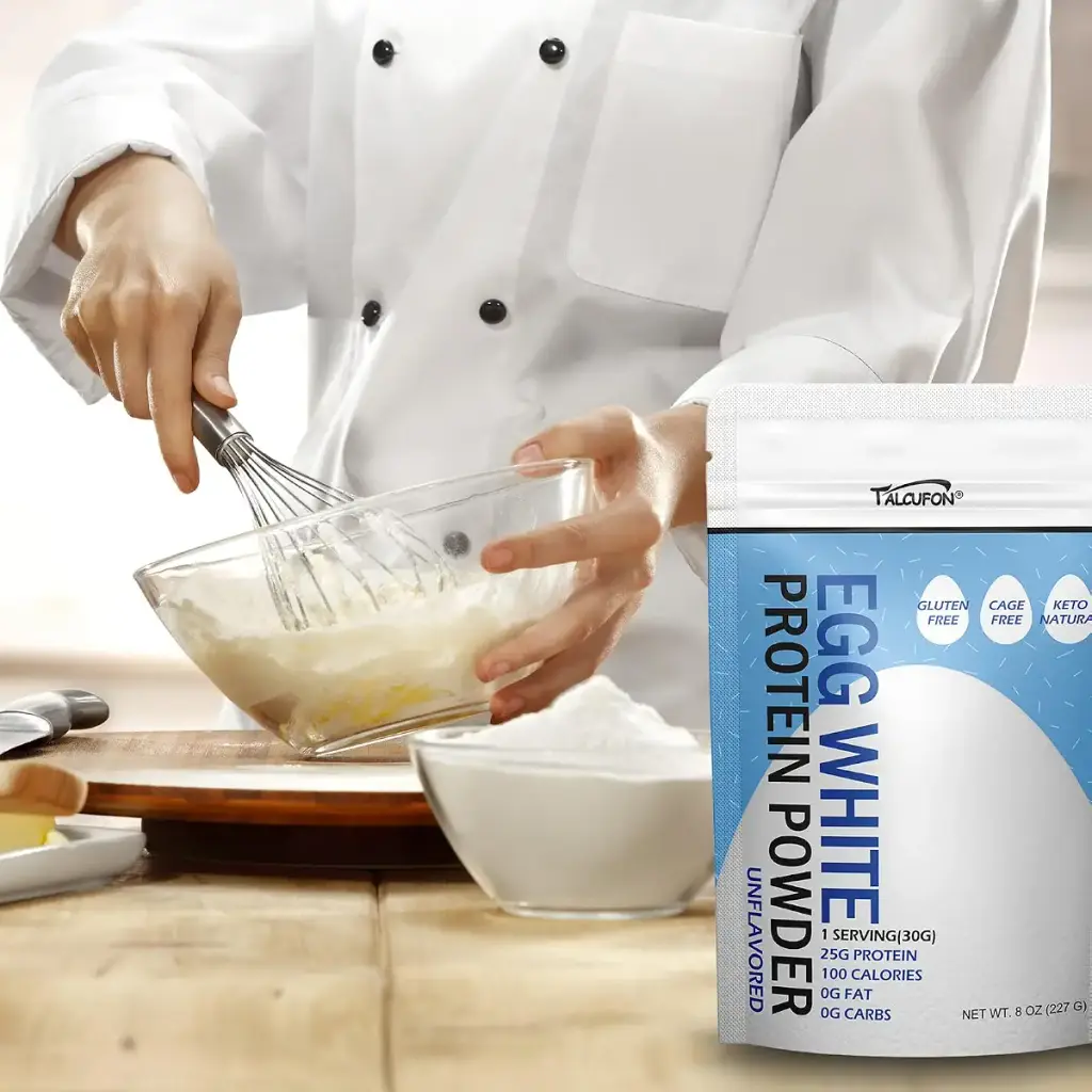 Talcufon Egg White Protein Powder 8Oz Pasteurized No Additives High Protein Gluten-Free — 8 oz