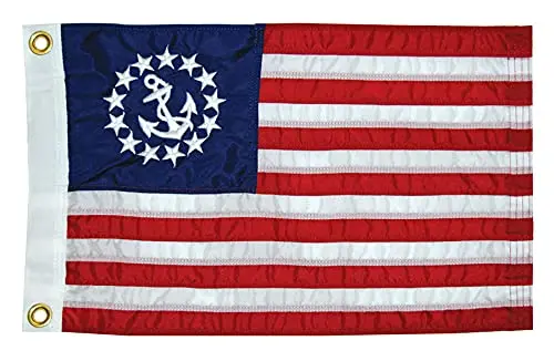 Taylor Made Products 8118 US Yacht Ensign Sewn Boat Flag 12 inch x 18 inch