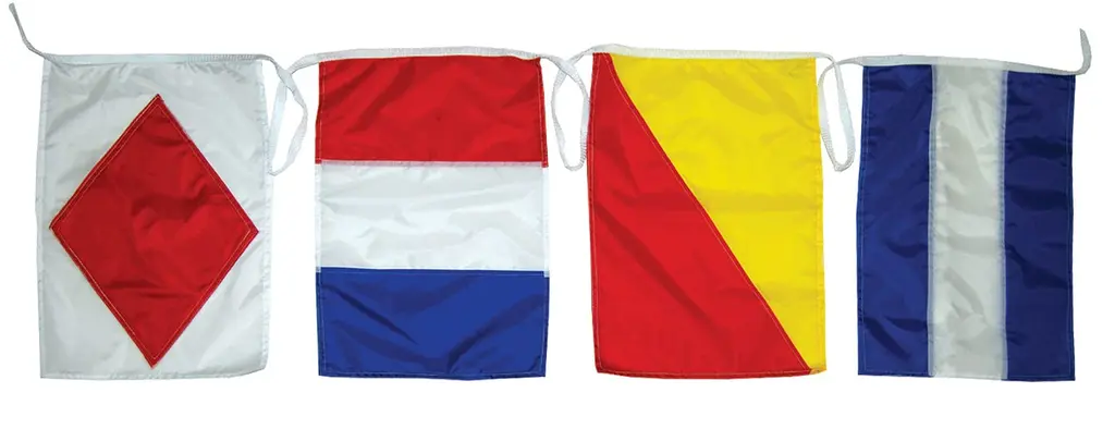 Taylor Made Products 93302 Decorative Code Boat Flag Set, 12 x 18-Inch