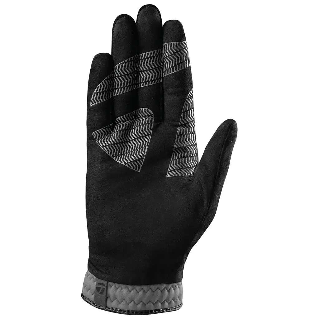 TaylorMade Rain Control Golf Gloves (Pair) Black/Gray Large Pair — TaylorMade