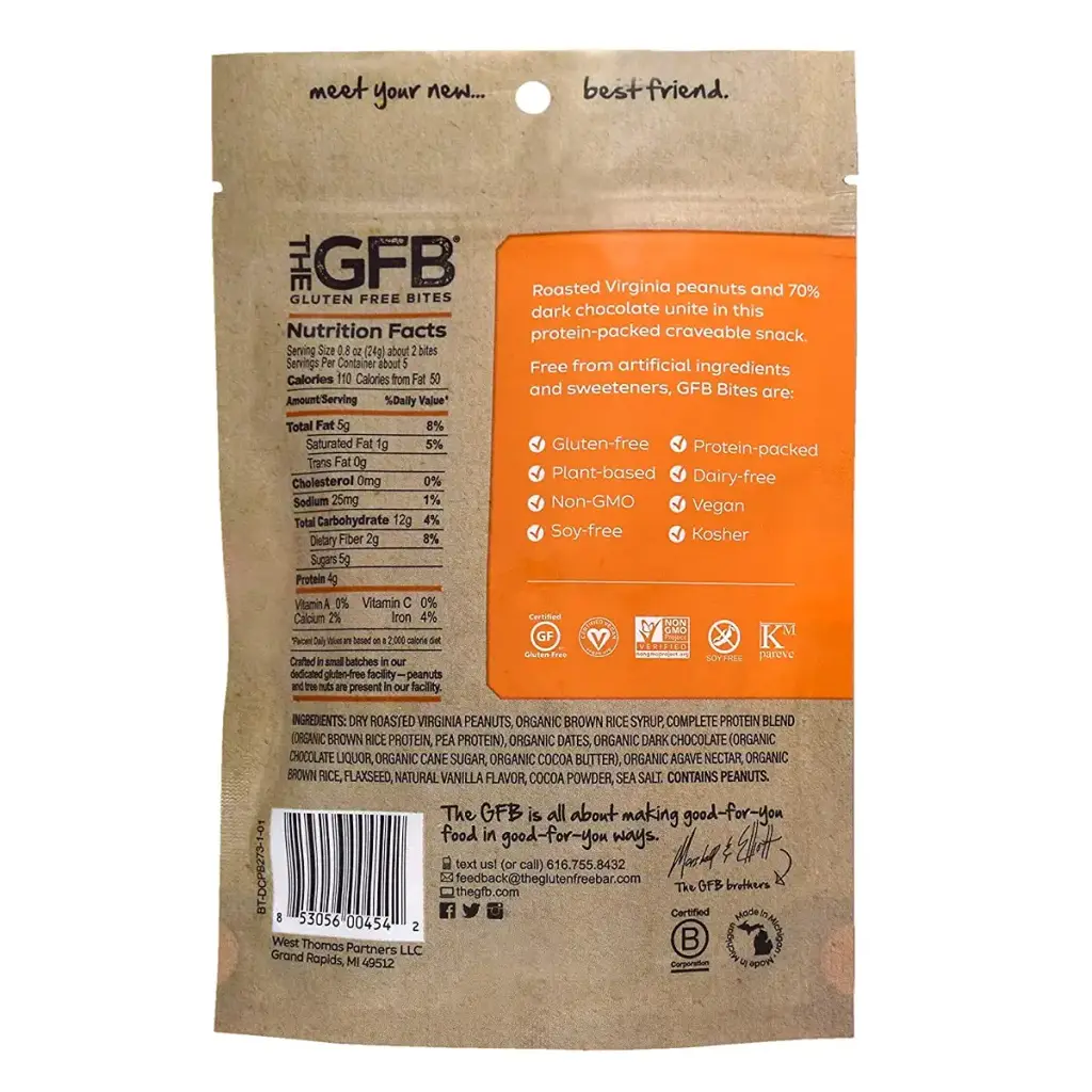 The Gfb Bites Drk Choc Pb — GFB