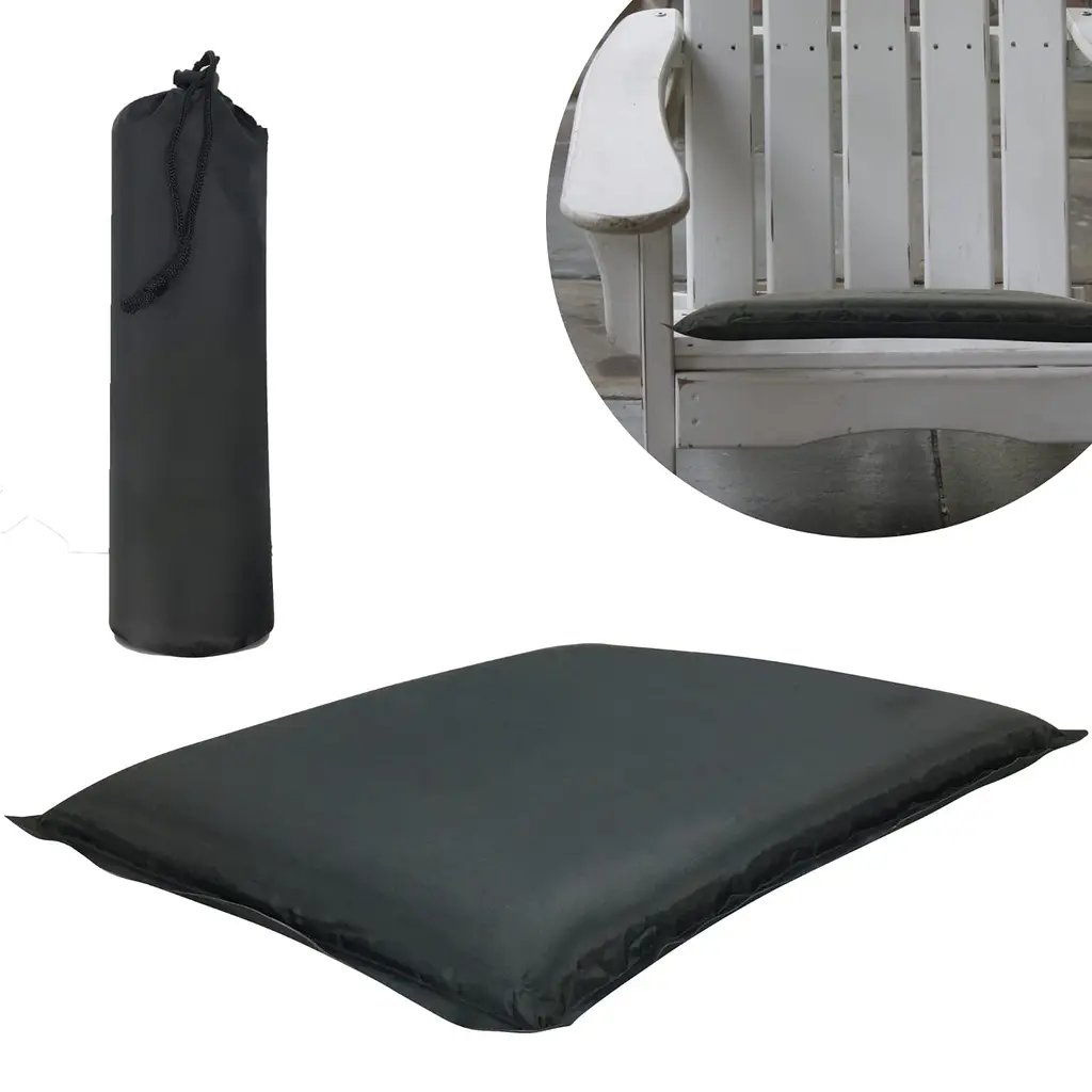 The Outdoor Optimist Inflatable Travel Cushion, Waterproof, Portable Seat Cushion with Travel Bag for Camping, Sporting Events, Gardening, Car Rides, and More!