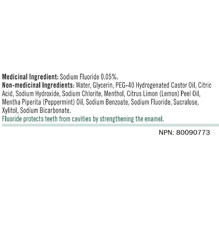 Therabreath Healthy Smile oral Rinse - sparkle Mint | Fluoride & Xylitol - Fights — Mint