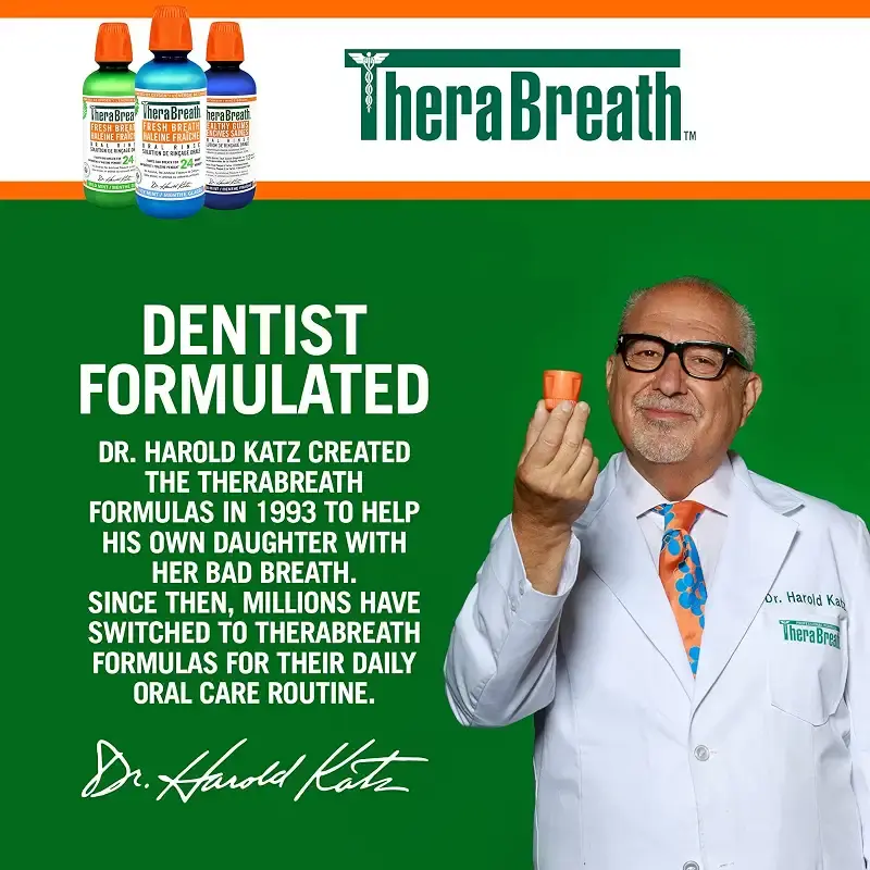 Therabreath Healthy Smile oral Rinse - sparkle Mint | Fluoride & Xylitol - Fights — Oral Care