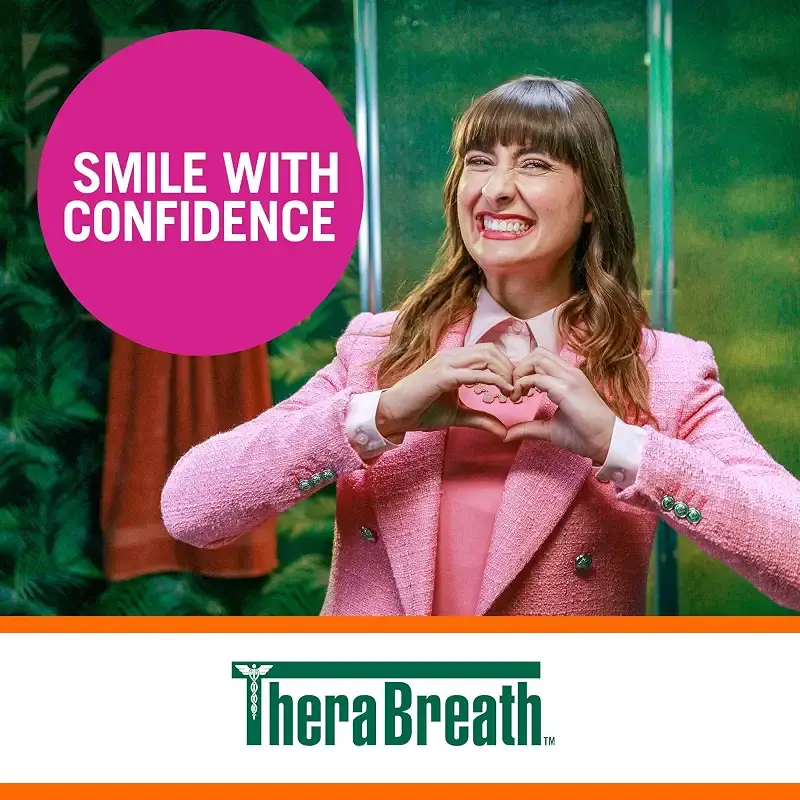 Therabreath Healthy Smile oral Rinse - sparkle Mint | Fluoride & Xylitol - Fights — Oral Care