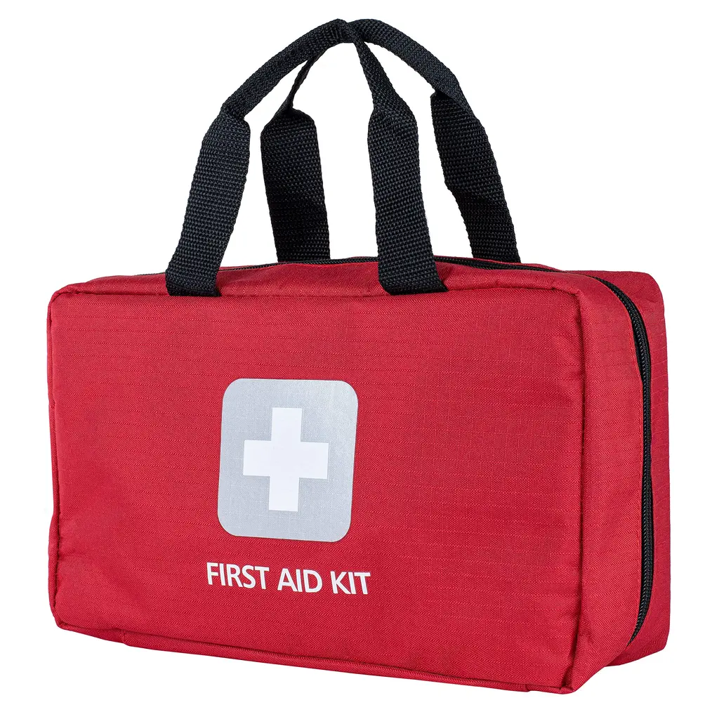 Thrive Home Essentials First Aid Kit - 291 FSA HSA Approved Products Includes Multi-Sized Bandage, Gauze, Wipes, Scissors, Gloves, Whistle, Tape, Ice Pack, and More for Car, Camping, Travel 291 Piece - Bag