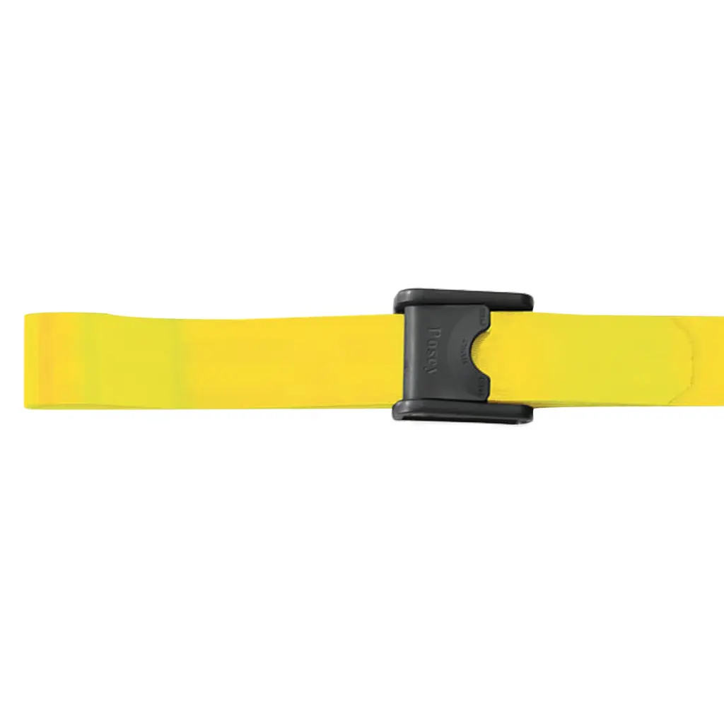 TIDI Posey Premium EZ Clean Gait Belt With Spring-Loaded Buckle, Yellow, 60 Walking Belt & Patient Gait Belt Qty. 1 Medical Supplies for Nurses, Physical Therapy & Home Care (6546Y) 60 Inch Yellow