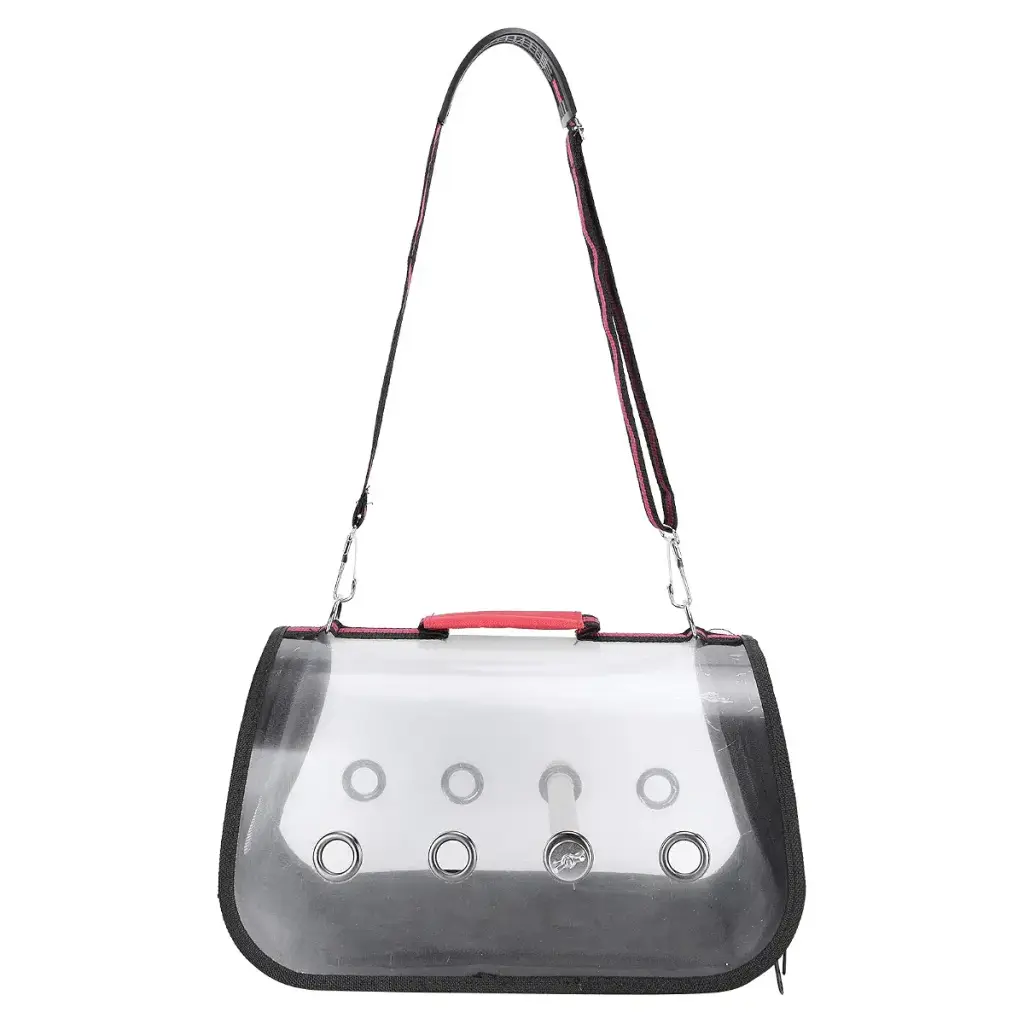 Tnfeeon Transparent Bird Carrier Portable Parrot Travel Cage Lightweight Breathable 360 — Tnfeeon