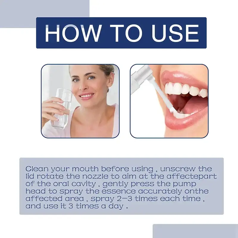 Tooth Pain Relief Toothache Relieving Spray Dental Pain Relief Toothache Spray Instant — Oral Care