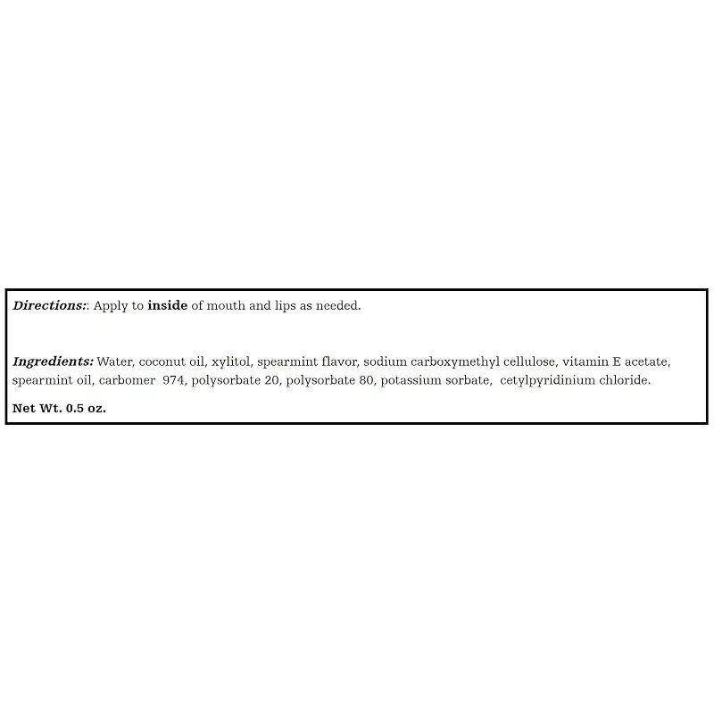 Toothette Oral Care Mouth Moisturizer with Vitamin E and Coconut Oil - QTY 1 tube (0.5 oz) — 0.5 oz