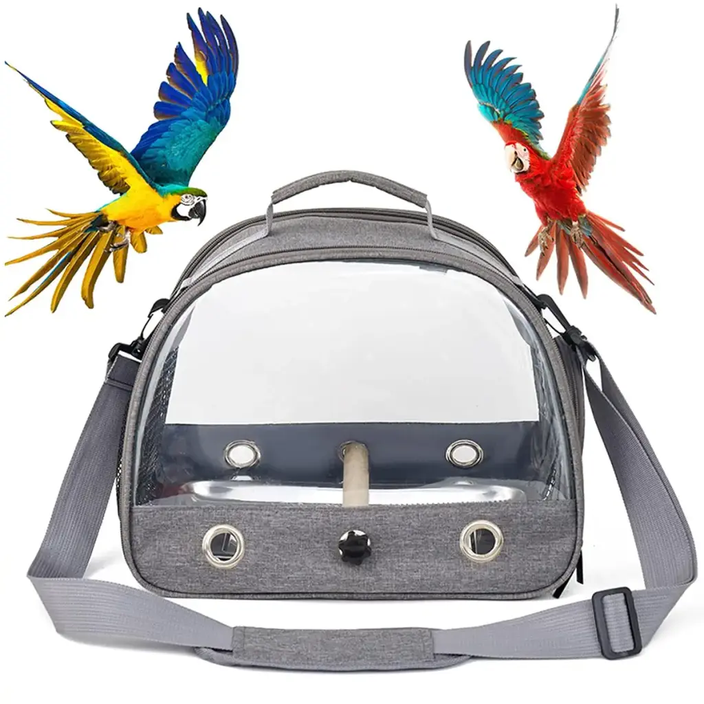 Travel Bird Cage | Animal Carrier Bag Bird Cage Small Pet Carrier Bag Portable Breathable Travel Cage for Cockatiel Parrot Small Animals Hujinkan