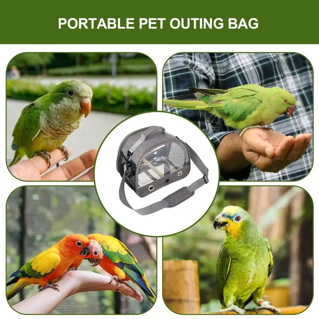 Travel Bird Cage | Animal Carrier Bag Bird Cage Small Pet Carrier Bag Portable Breathable — Hujinkan