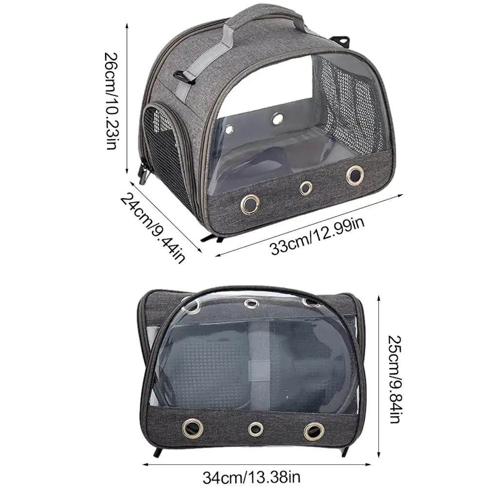Travel Bird Cage | Animal Carrier Bag Bird Cage Small Pet Carrier Bag Portable Breathable — Pet