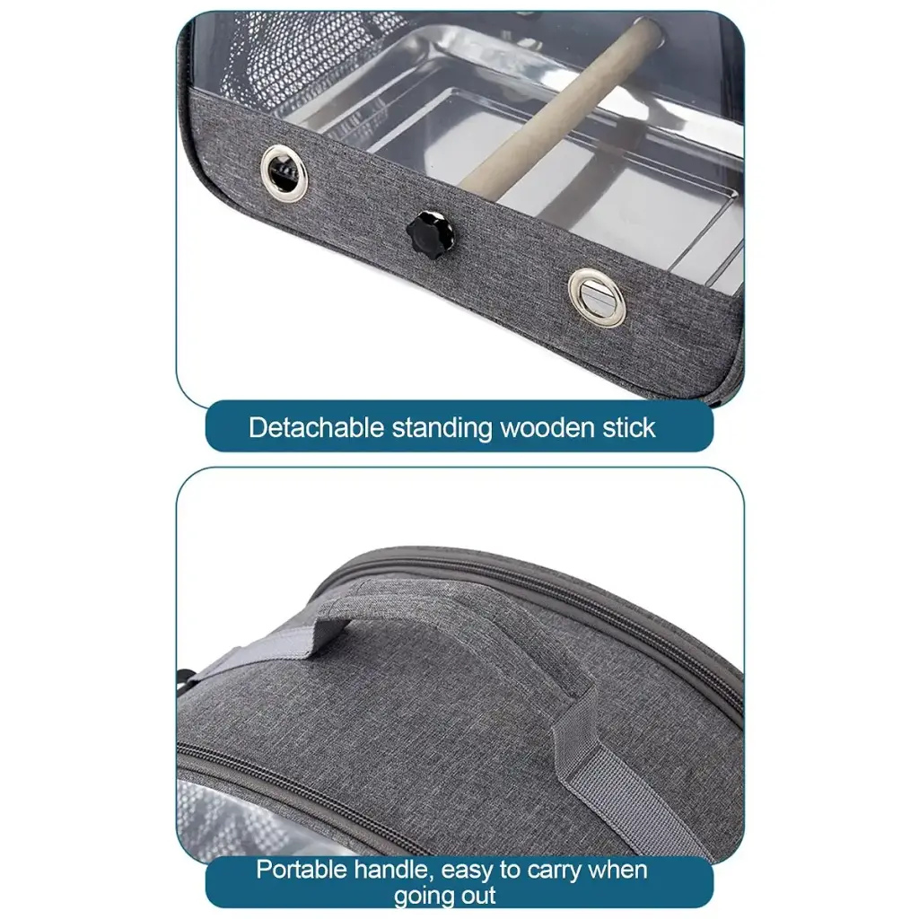 Travel Bird Cage | Animal Carrier Bag Bird Cage Small Pet Carrier Bag Portable Breathable — Hujinkan