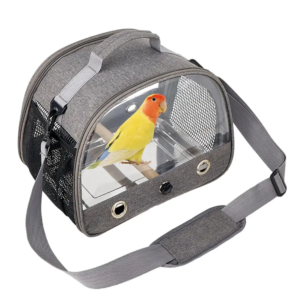 Travel Bird Cage | Animal Carrier Bag Bird Cage Small Pet Carrier Bag Portable Breathable — Pet