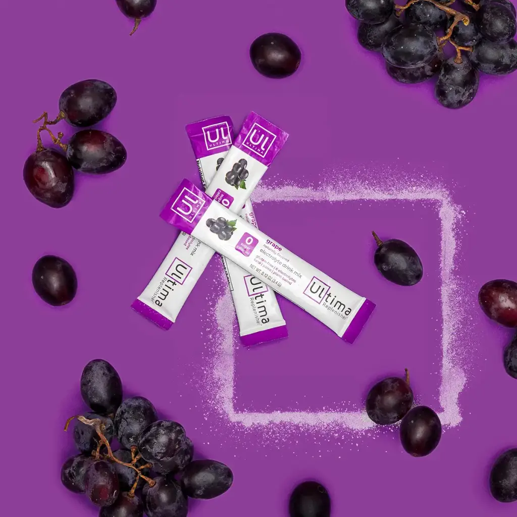 Ultima Replenisher Hydrating Electrolyte Powder, Grape, 20 Count Box, no Sugar, no Carbs — Grape