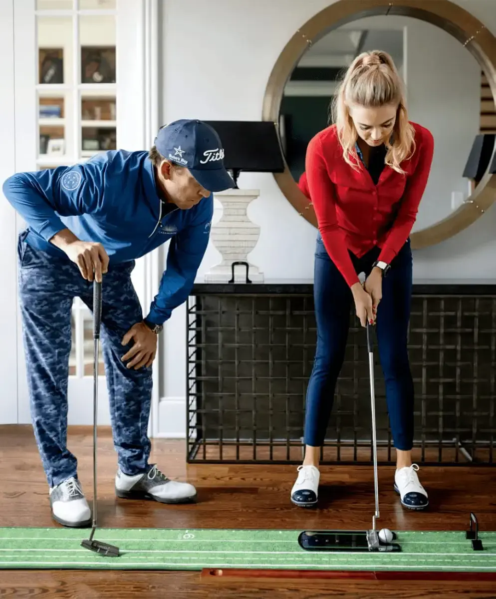 Upgrade Golf Putting Mirror, Portable Putting Aid, Professional Golf Training Equipment — Golf