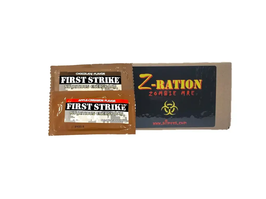 US Military Energy Bar (First Strike Bar) Apple Cinnamon & Chocolate