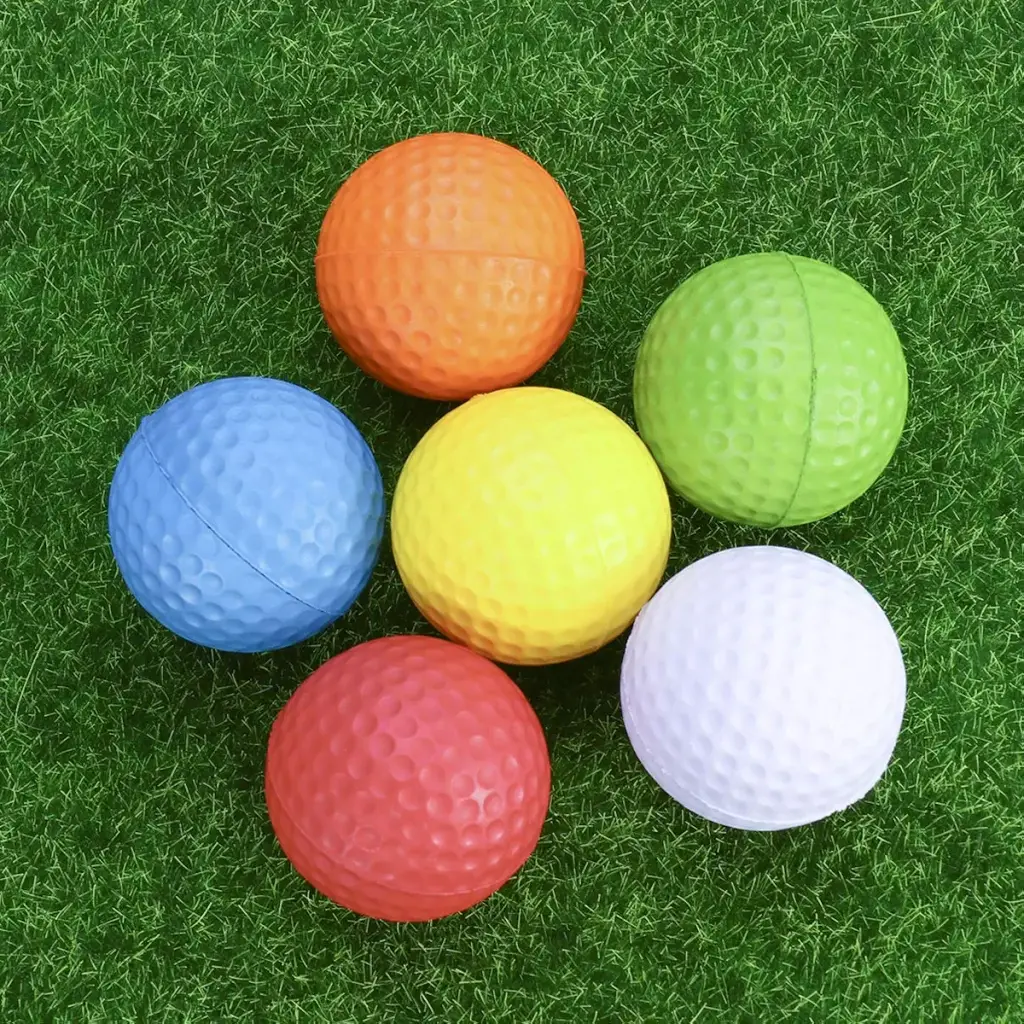 VANZACK Practice Golf Balls Flexible Practice Balls PU Golfballs Indoor Outdoor Training — VANZACK