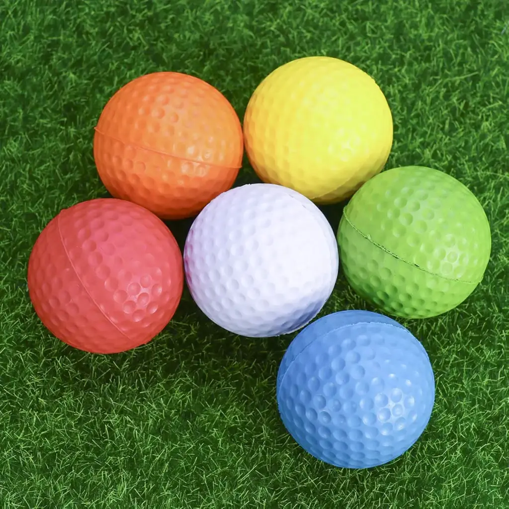 VANZACK Practice Golf Balls Flexible Practice Balls PU Golfballs Indoor Outdoor Training — VANZACK