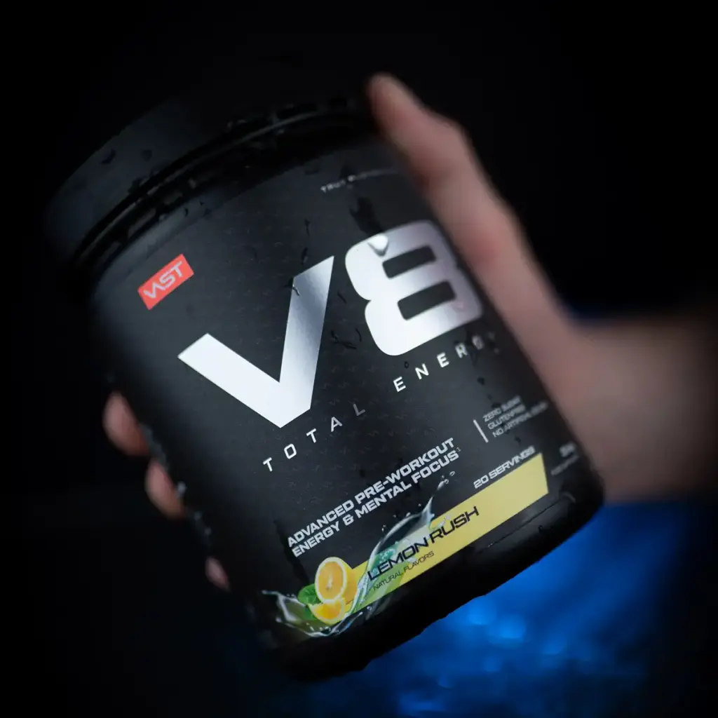 VAST Sports V8 Total Energy Pree Workout Booster Training booster CarnoSyn BetaPower — Sports Nutrition