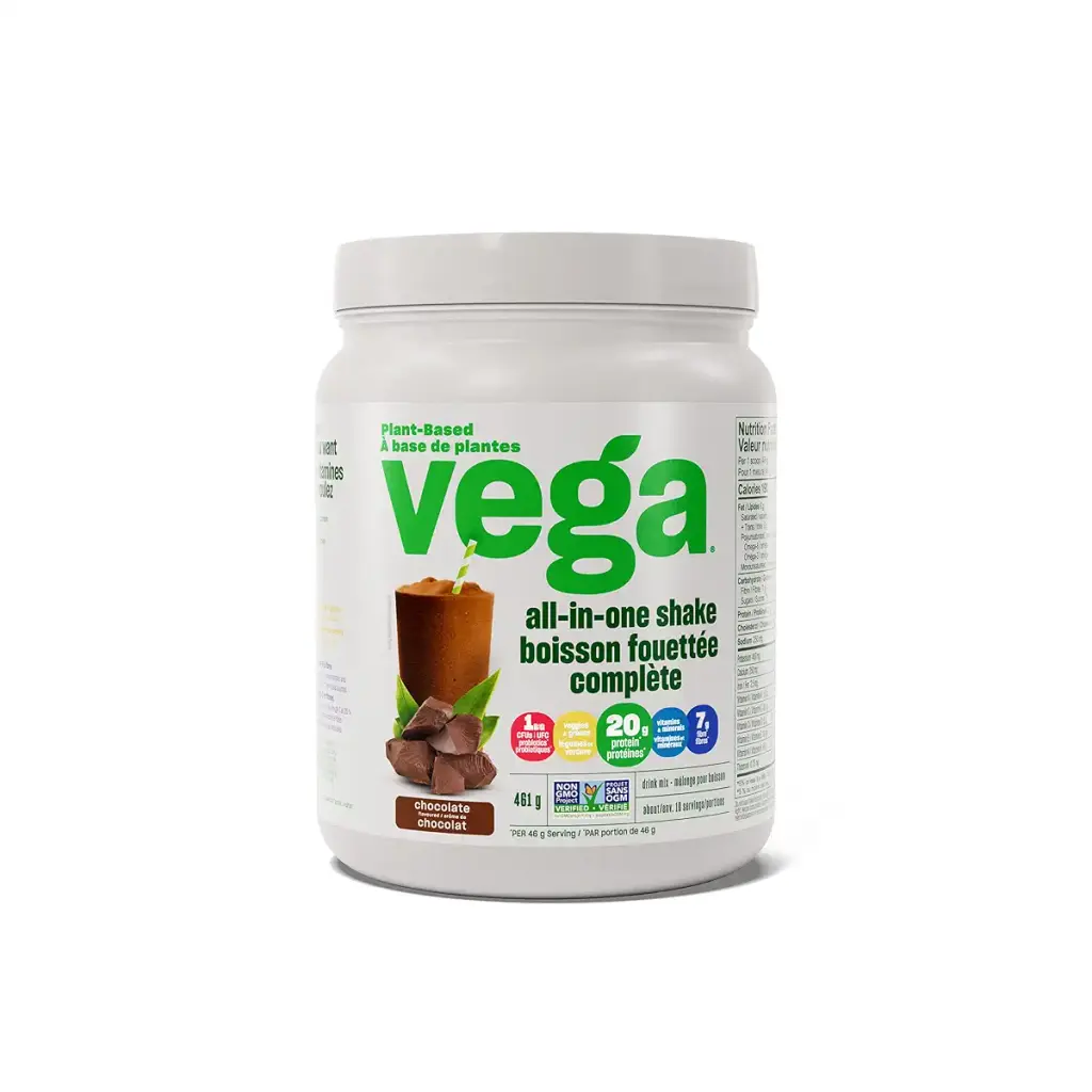 Vega All-in-One Vegan Protein Powder Chocolate (10 Servings) Superfood Ingredients Vitamins For Immunity Support Keto Friendly Pea Protein For Women & Men 460g (Packaging May Vary) Chocolate 10 Servings (Pack of 1)
