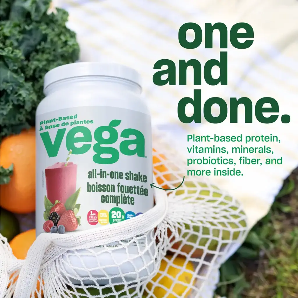Vega All-in-One Vegan Protein Powder Chocolate (10 Servings) Superfood Ingredients — Chocolate