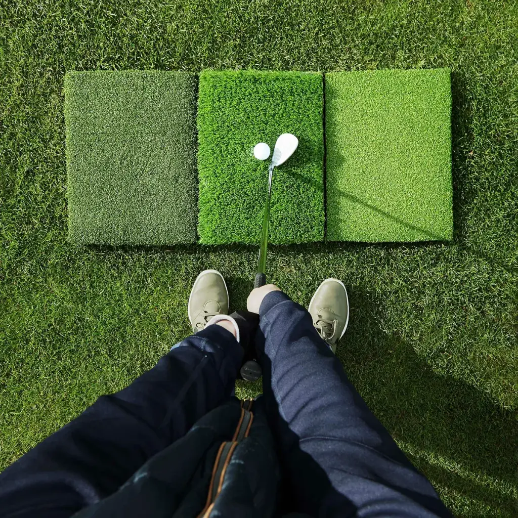 Victorem Golf Mat for Backyard - 17x39 Inch Unfolded, Durable Turf Mat for Indoor or — Victorem