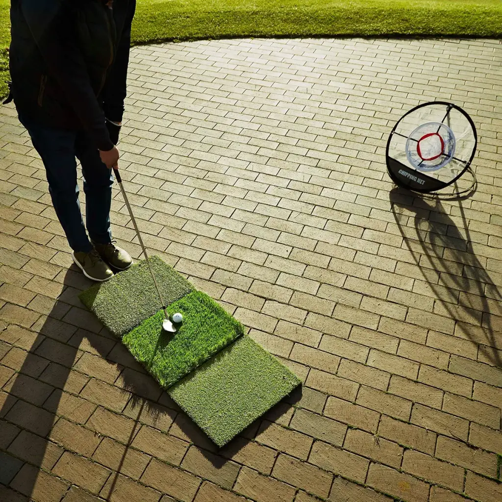 Victorem Golf Mat for Backyard - 17x39 Inch Unfolded, Durable Turf Mat for Indoor or — Golf