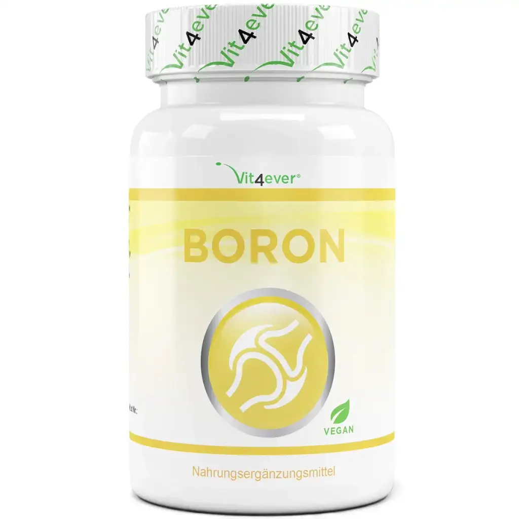Vit4ever Boron - 3 mg pure boron per tablet - 365 tablets in the annual supply - laboratory test (active ingredient content & purity) - without undesirable additions - high -dosed - vegan