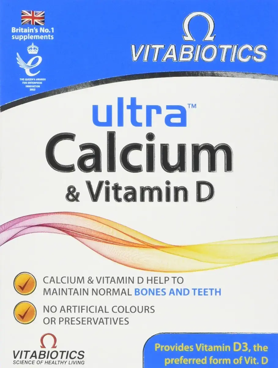 Vitabiotics Ultra Calcium with Vitamin D Tablets Pack of 30