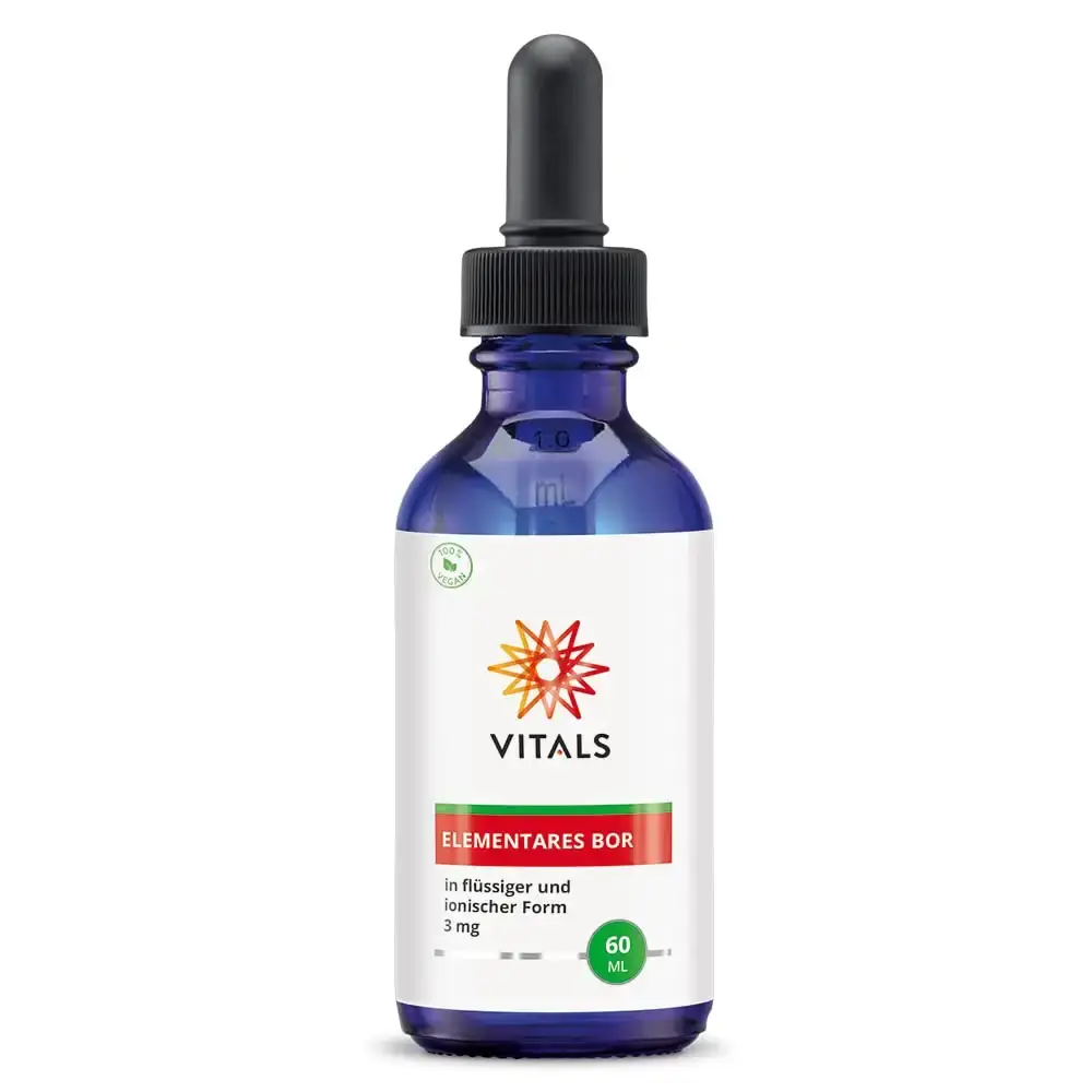 Vitals - Elemental Boron. 3mg in liquid and ionic form 60ml. Boron from the Great Salt — 3 mg