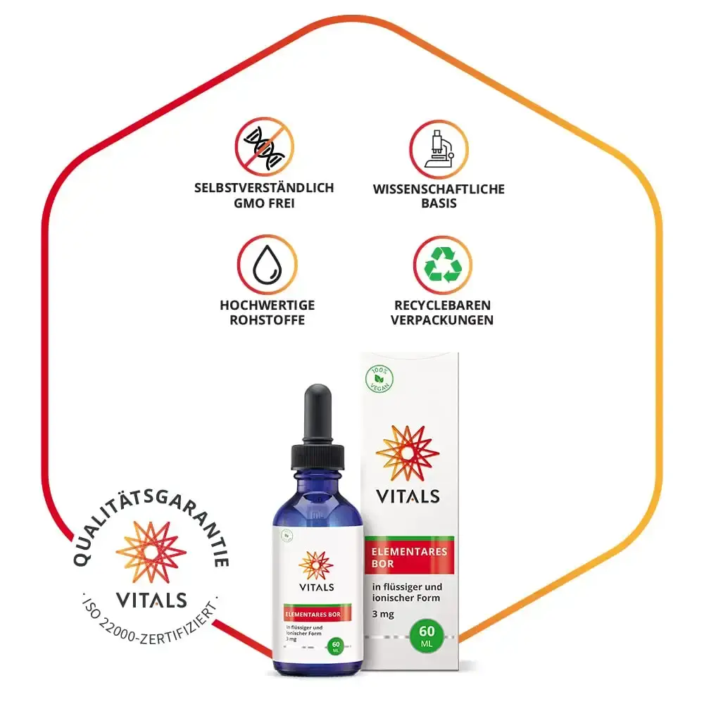 Vitals - Elemental Boron. 3mg in liquid and ionic form 60ml. Boron from the Great Salt — Vitamins