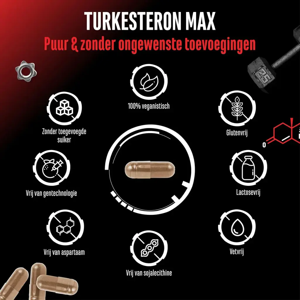 VitamineVersand 24 Turkesterone Max 120 capsules Extra high dosage with 1510 mg per daily — pack of 120