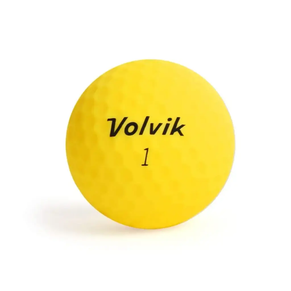 Volvik T2 Ionomer Polymer Low Side Spin Matte Finished Long Distance Balls 2-Pieces, 1 — pack of 2
