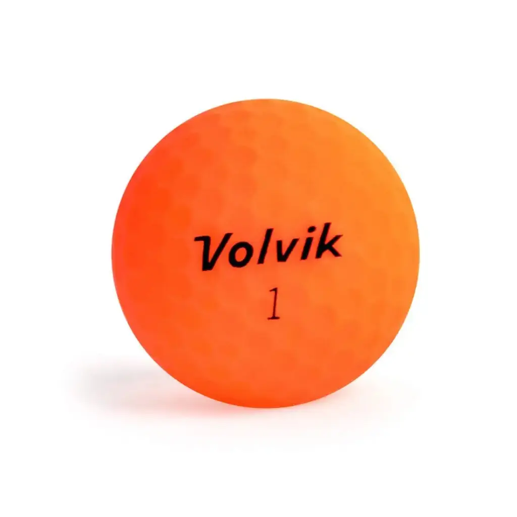 Volvik T2 Ionomer Polymer Low Side Spin Matte Finished Long Distance Balls 2-Pieces, 1 — Golf