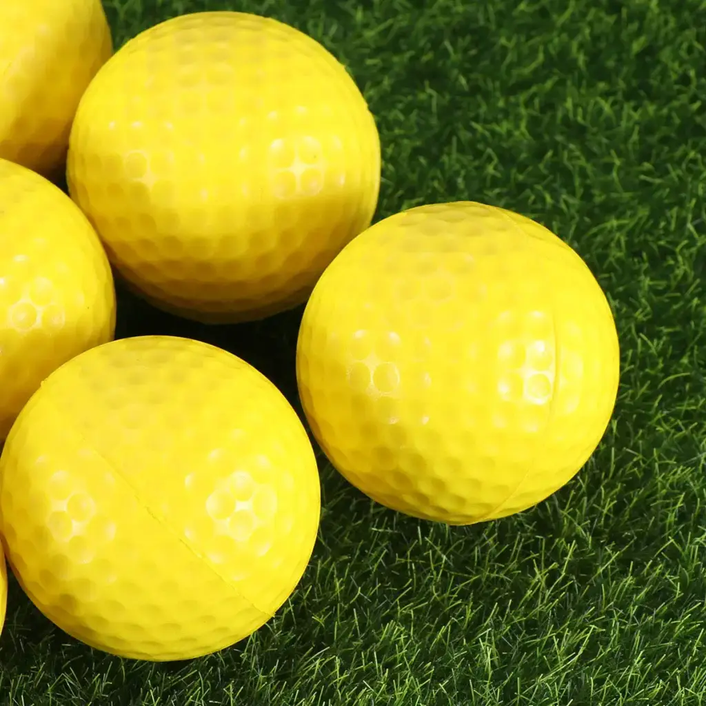 VORCOOL 10pcs Practice Foam Golf Balls, Foam Golf Practice Balls Light Soft Elastic — pack of 10