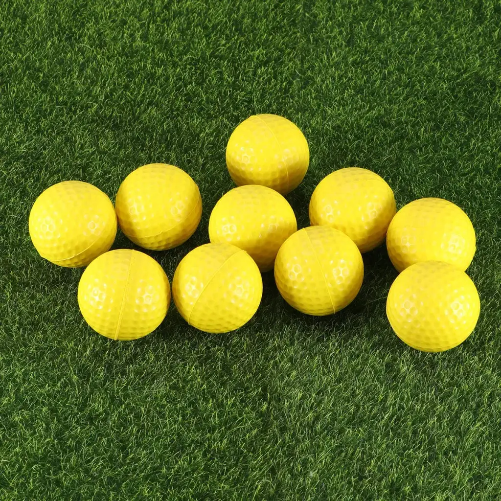 VORCOOL 10pcs Practice Foam Golf Balls, Foam Golf Practice Balls Light Soft Elastic — VORCOOL