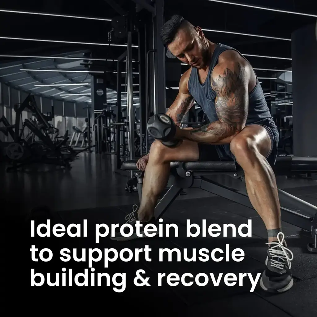 VPlab Casein & Whey Protein Powder Casein and Whey Protein Powder Shake Advanced Casein — Vanilla