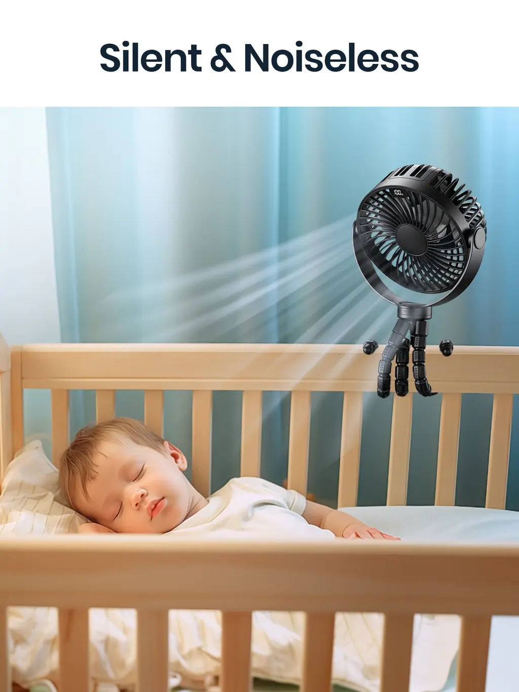 K60A Stroller Fan (5000mAh), view 10