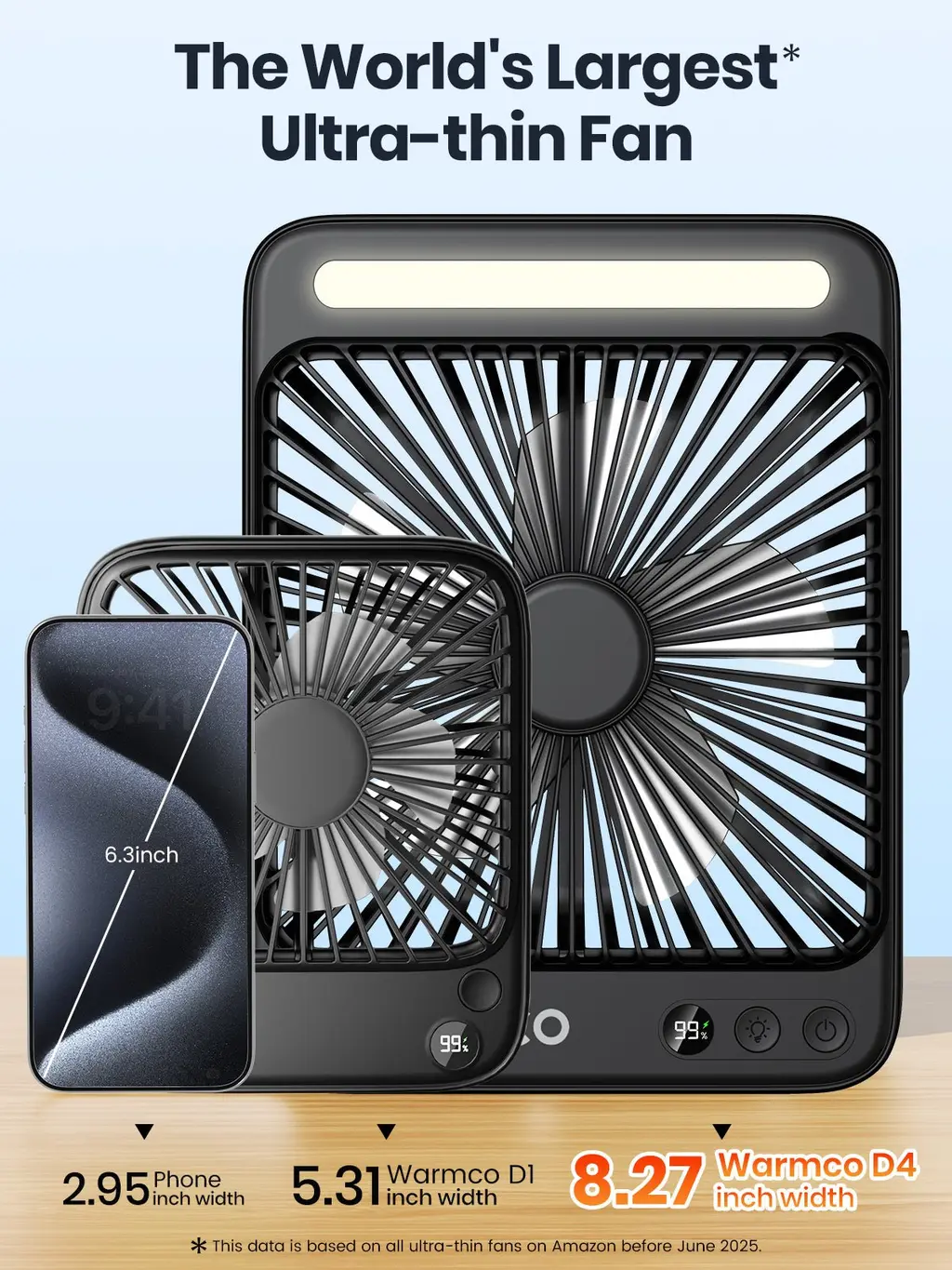 D4 Camping Desk Fan (20000mAh), view 8