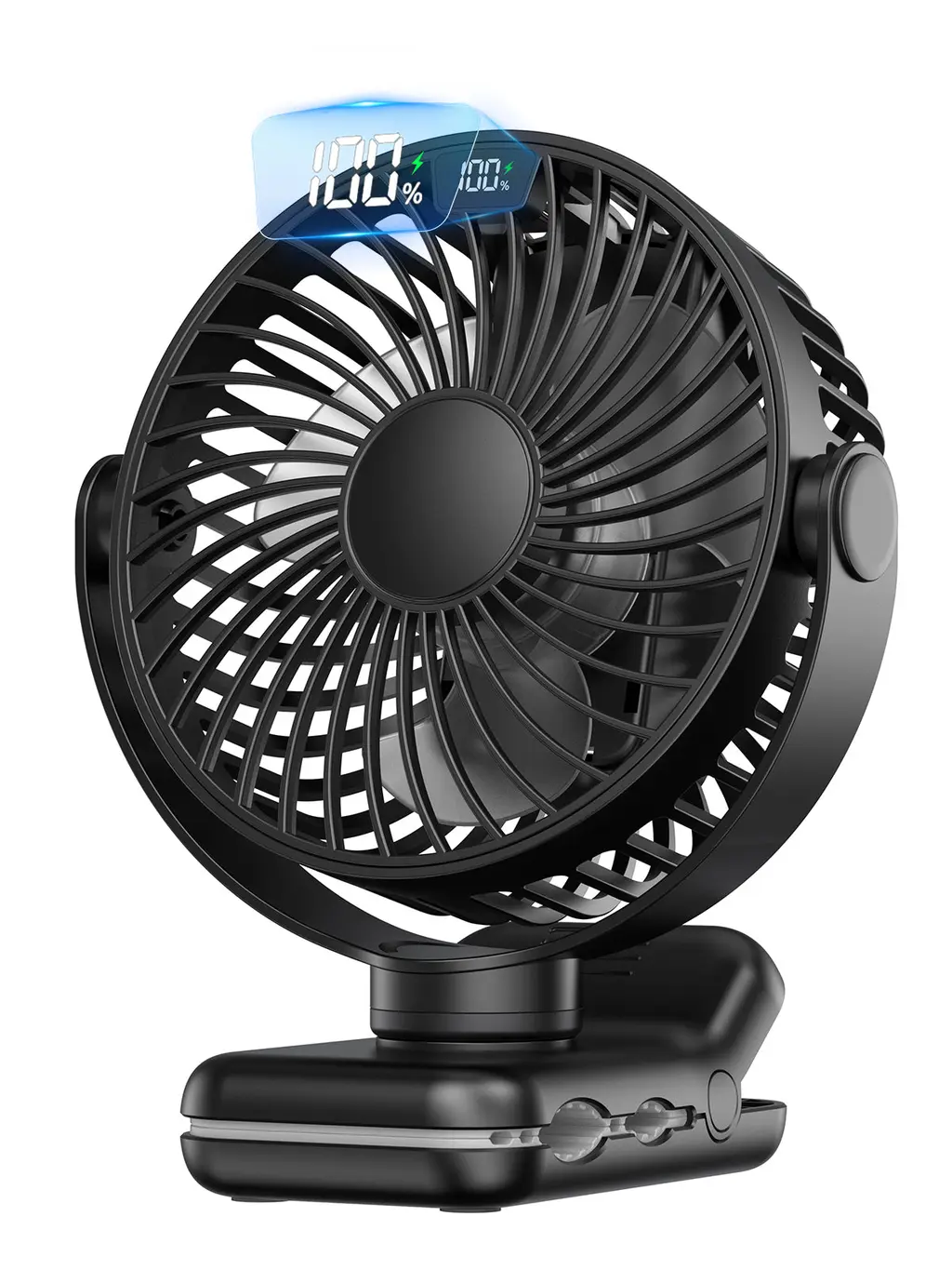 K60B Desk Clip Fan (5000mAh) — product image