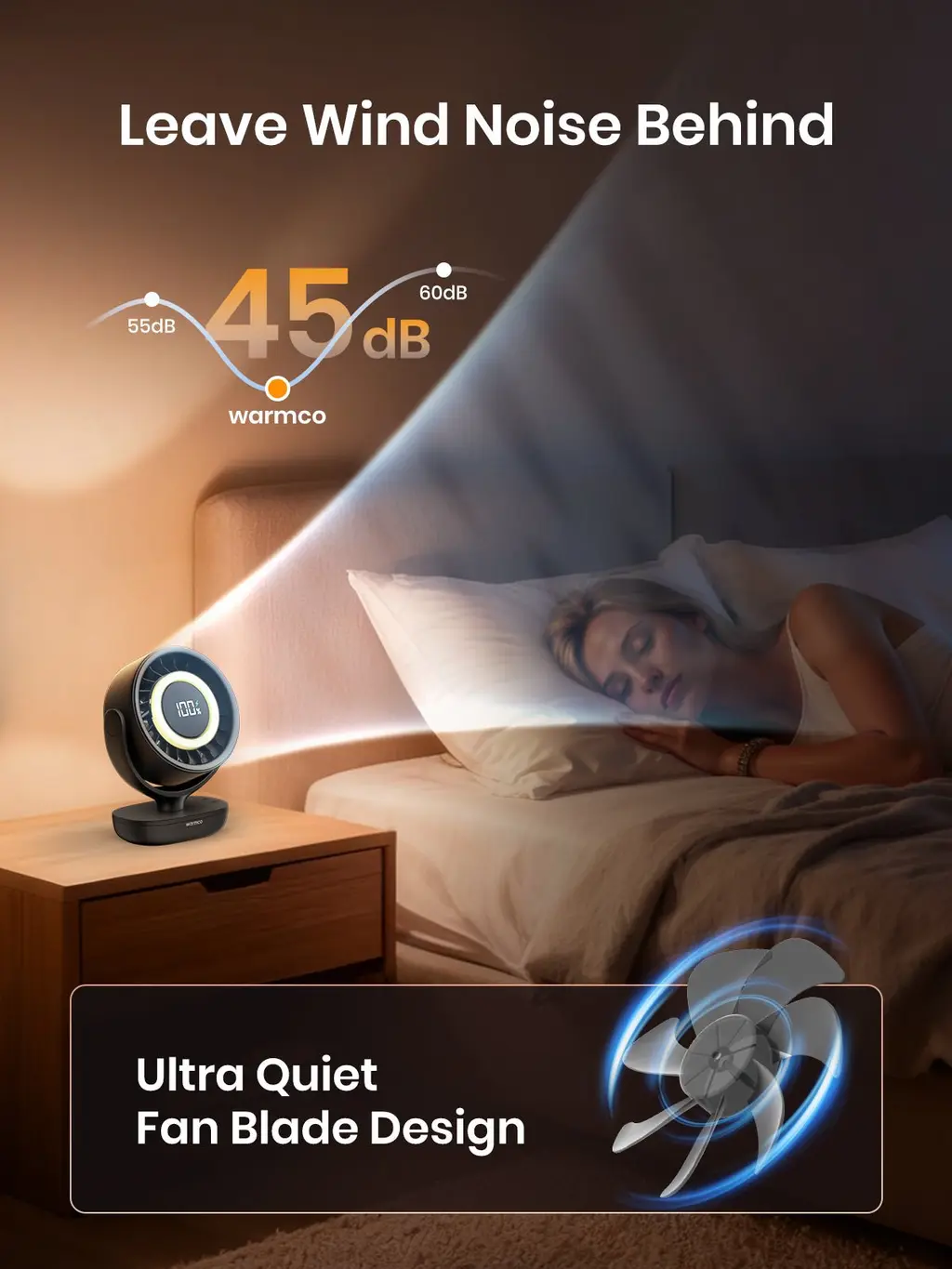 DN3 Quiet Desk Fan (10000mAh), view 6