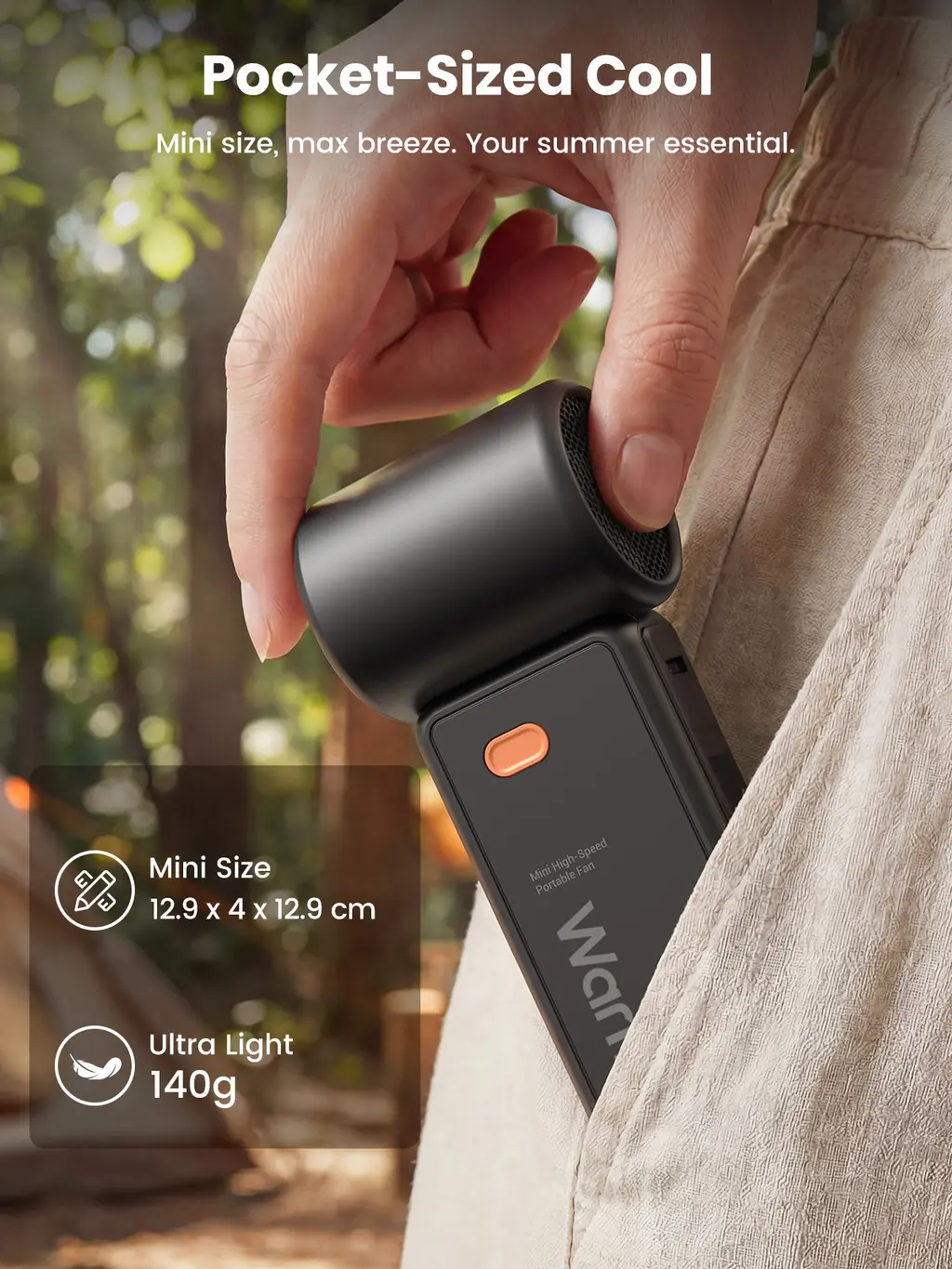 H1 Handheld Fan (5000mAh), view 5