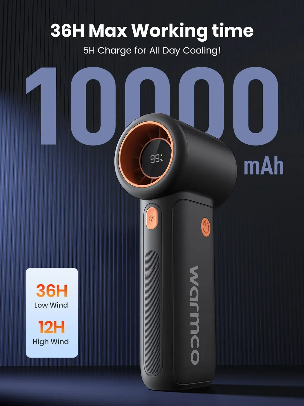 H3 Handheld Fan (10000mAh), view 3