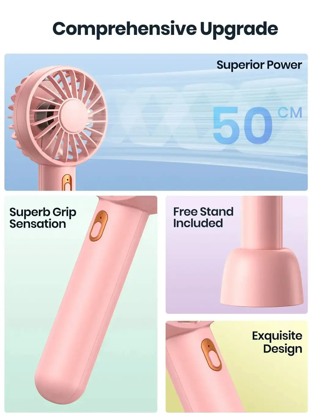 K30 Mini Handheld Fan, view 3