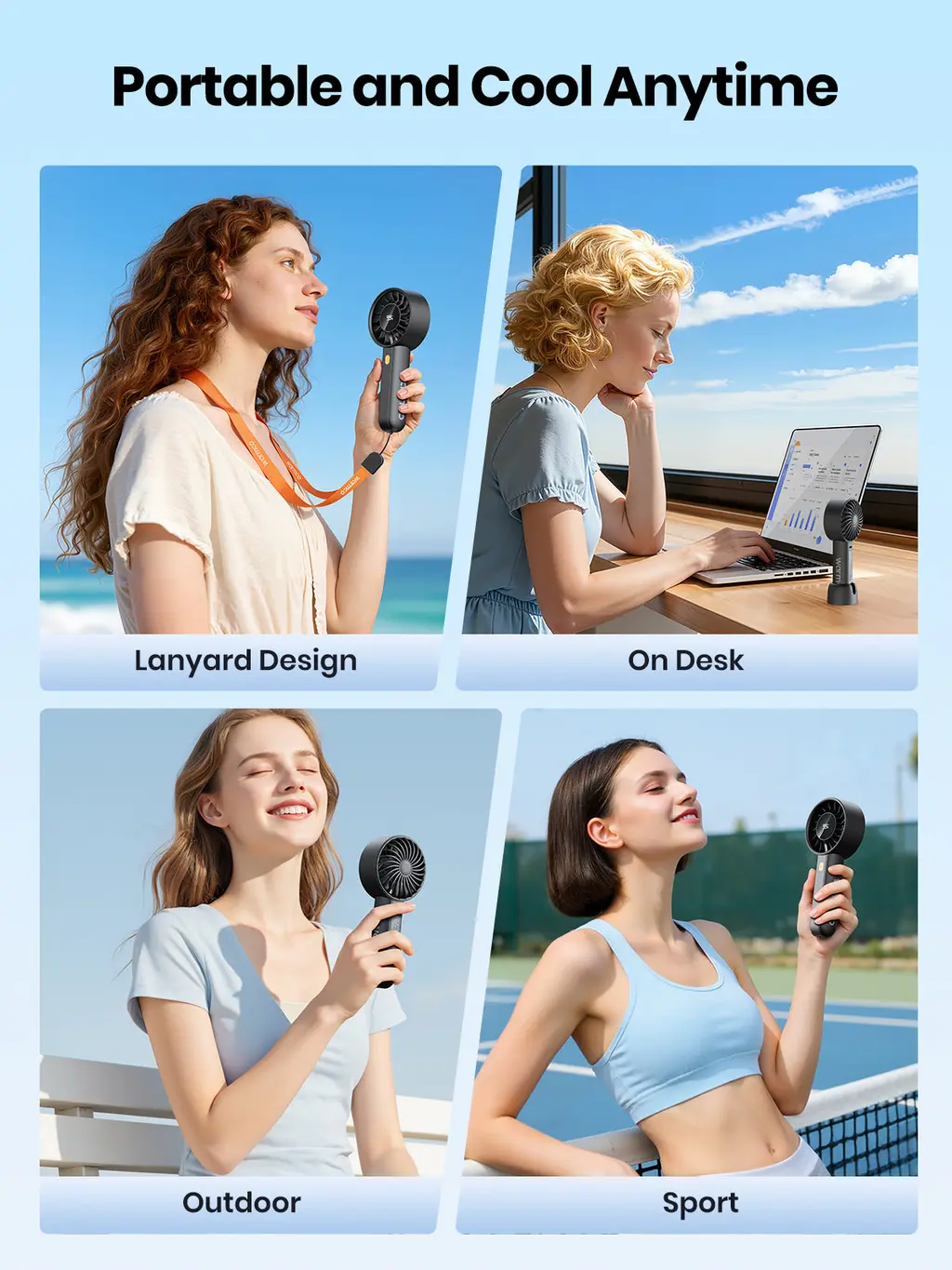 HC2 Mini Turbo Handheld Fan (5000mAh), view 7